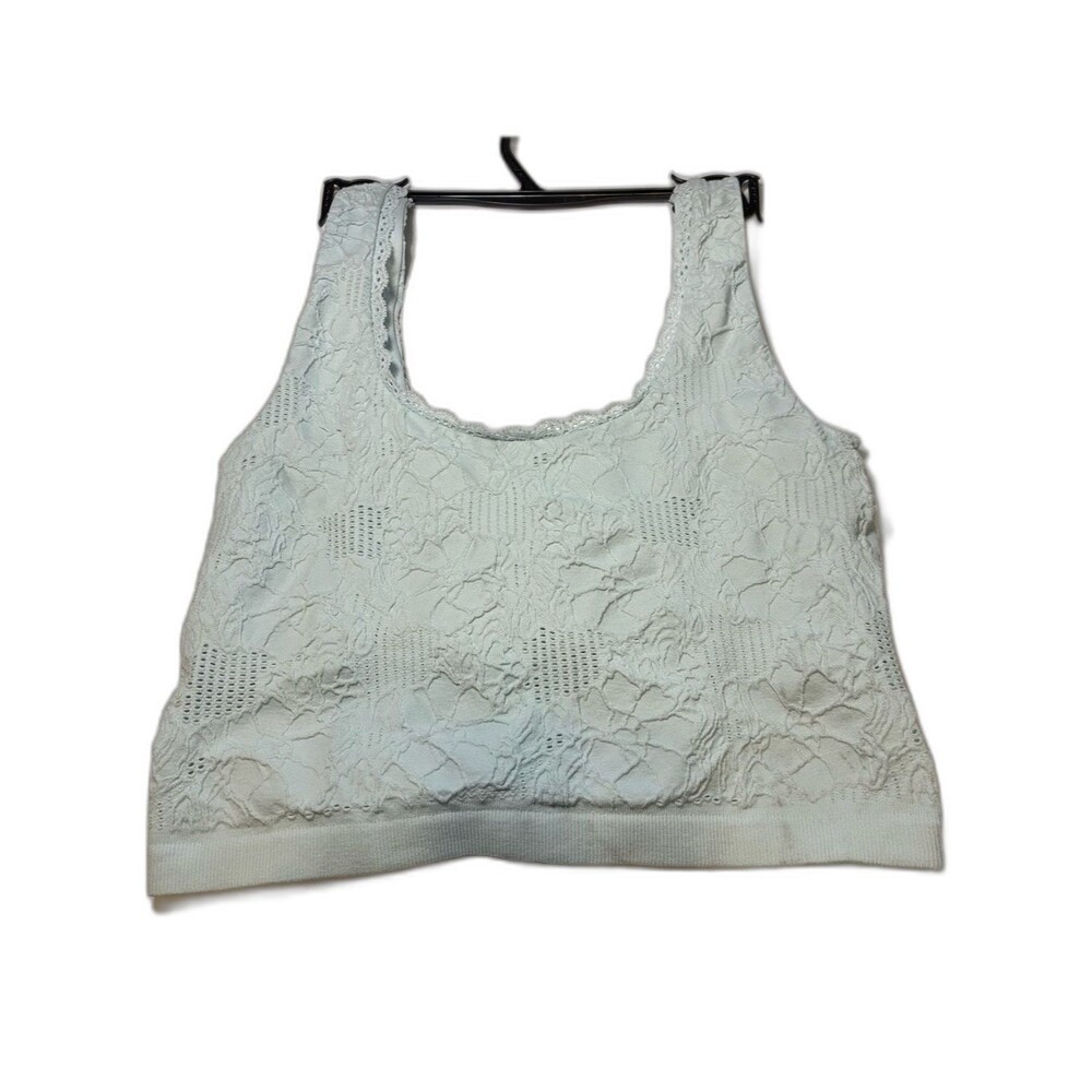 Altar'd State Light Mint Lace-Trim Tank size S/M new